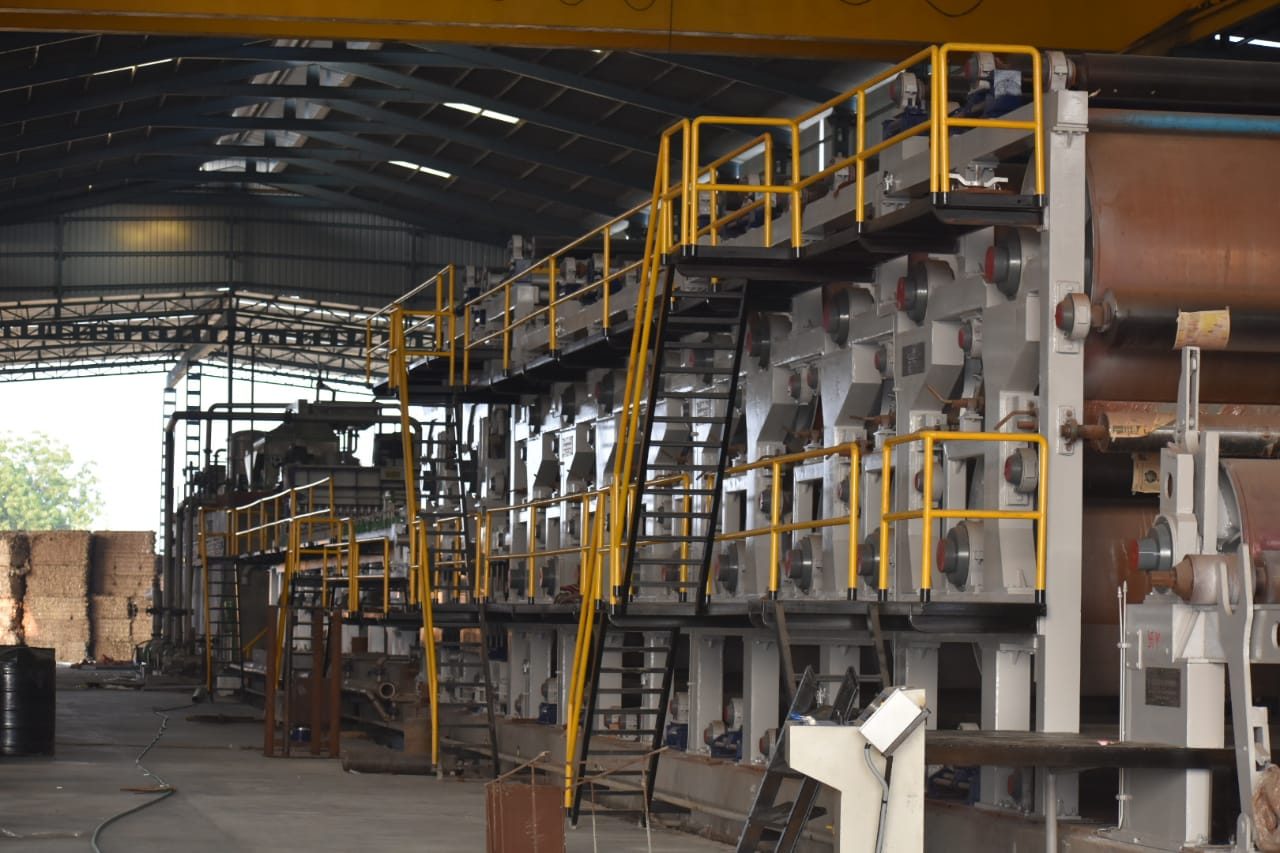 100 TPD kraft paper plant with recovery boiler by Rajshree in Baroda, Gujarat (2021)