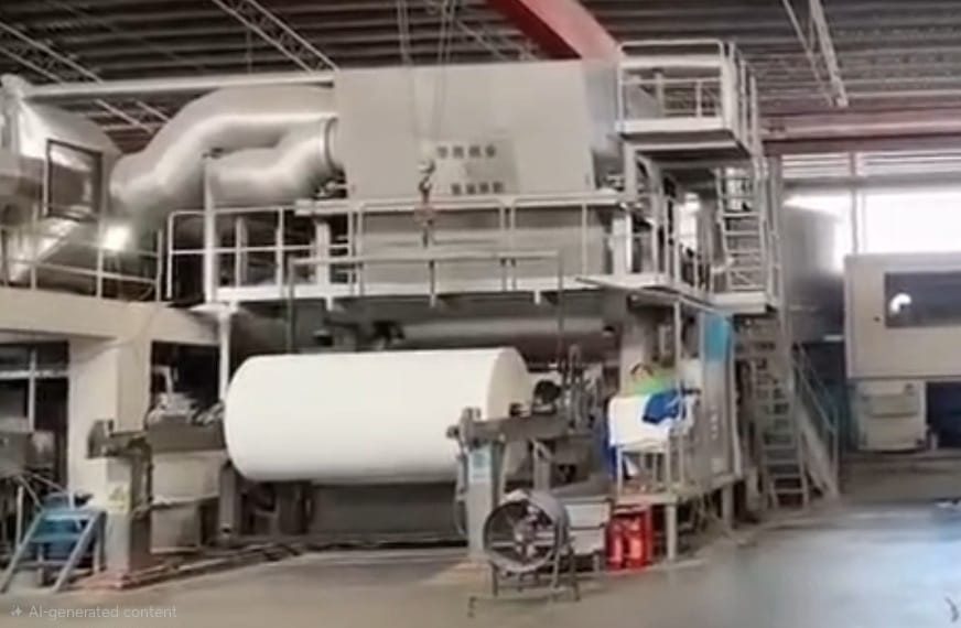 Tissue Paper Jumbo-Roll Machine by Rajshree Group